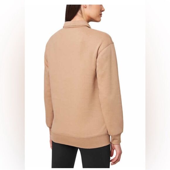 Mondetta Ladies' Collared Fleece Pullover Top - Picture 2 of 12